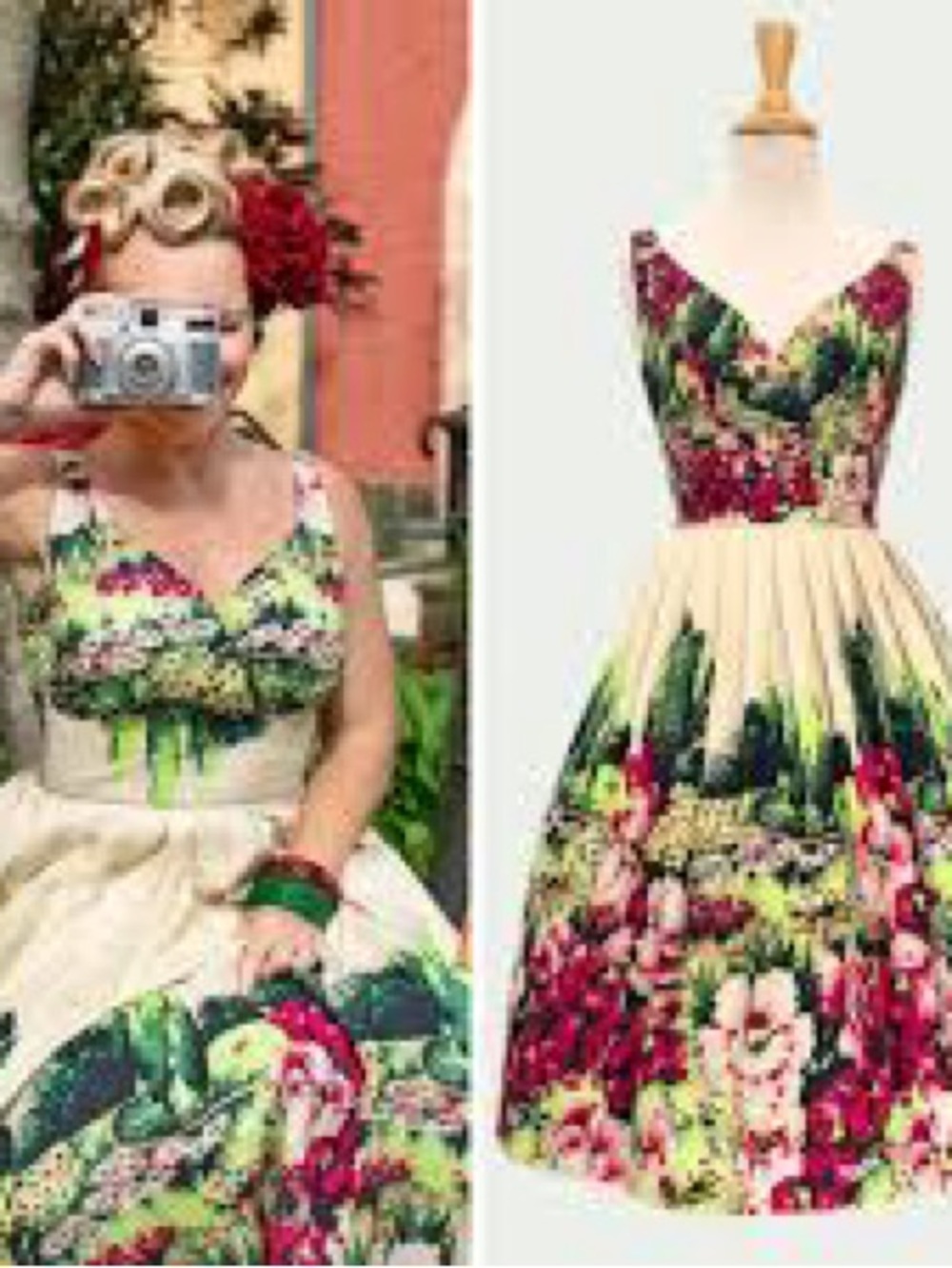 Retrospec'd Elizabeth The Garden Vintage 50s Swing Dress NWT Size 8